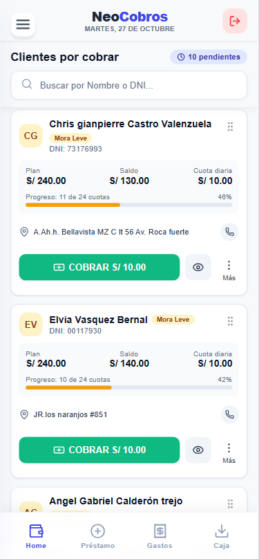Rutas Inteligentes NeoCobros